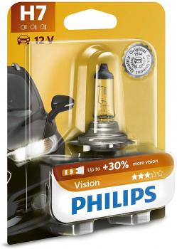 Philips Vision H7 12V Scheinwerferbirne 55W PX26d Vision +30% 1st. Blister(12972